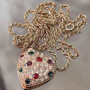 Locket with stones